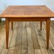 Table basse scandinave en bois années 50-60