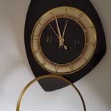 Black and gold formica wall pendulum mark Trophy Transistor