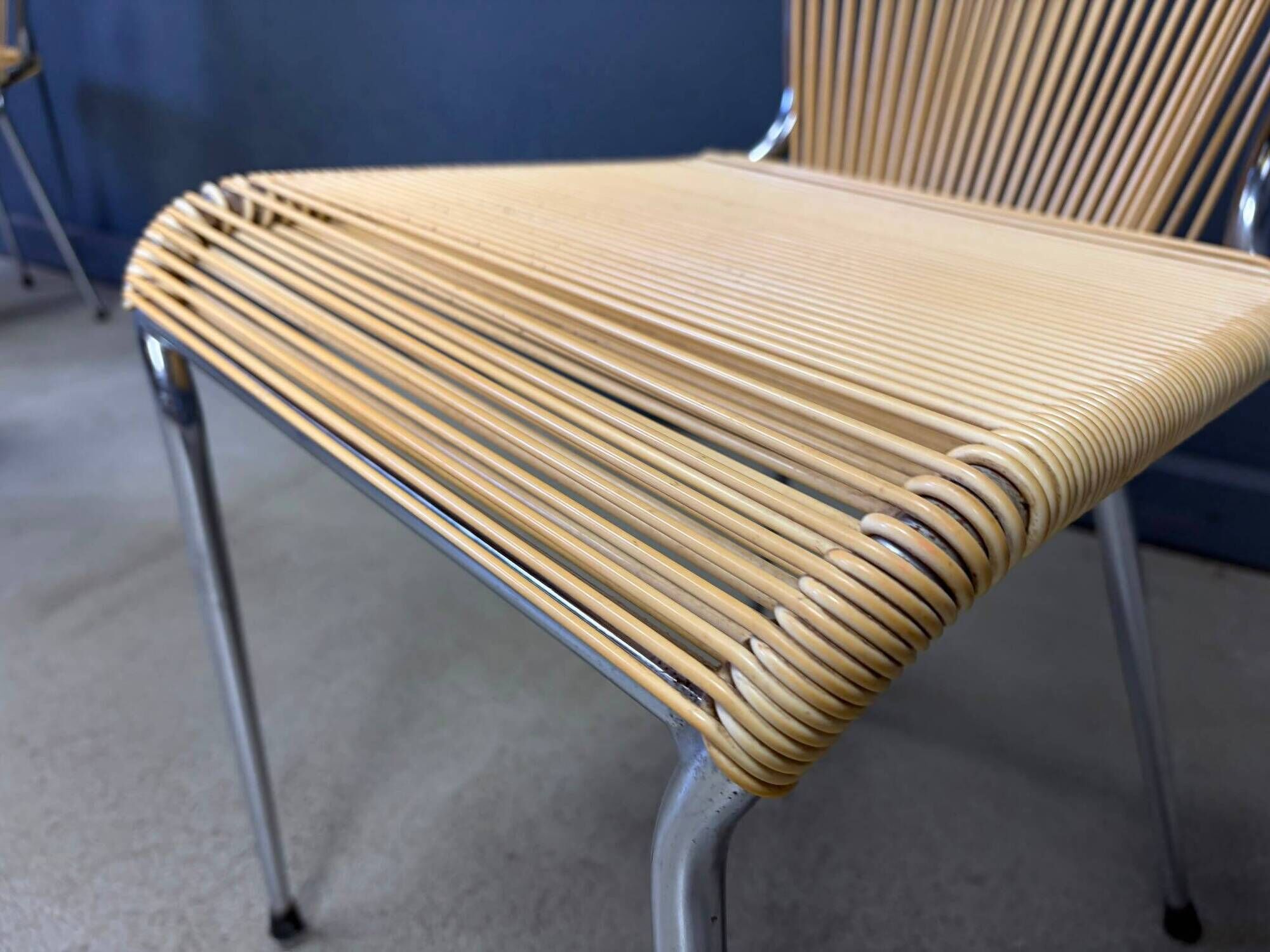 Chaises 'scoubidou' vintage, ensemble de 6 - années 1960