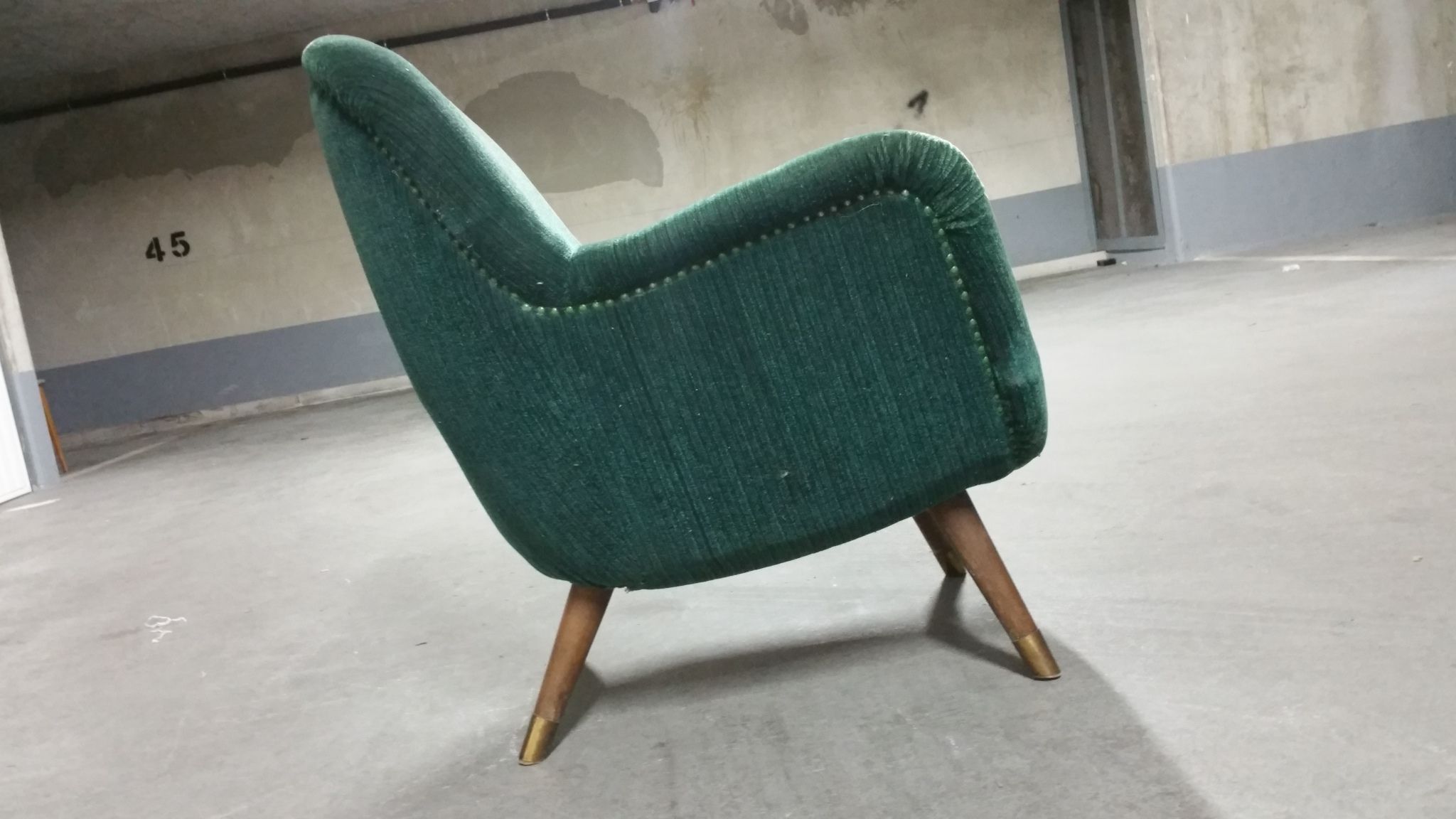 Fauteuil oeuf années 50/60