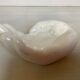 Iridescent white hand ring sizer pocket