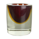 Multi-Color Murano Vetri Glass Sommerso Bowl Shell Ashtray Element, Italy, 1970s