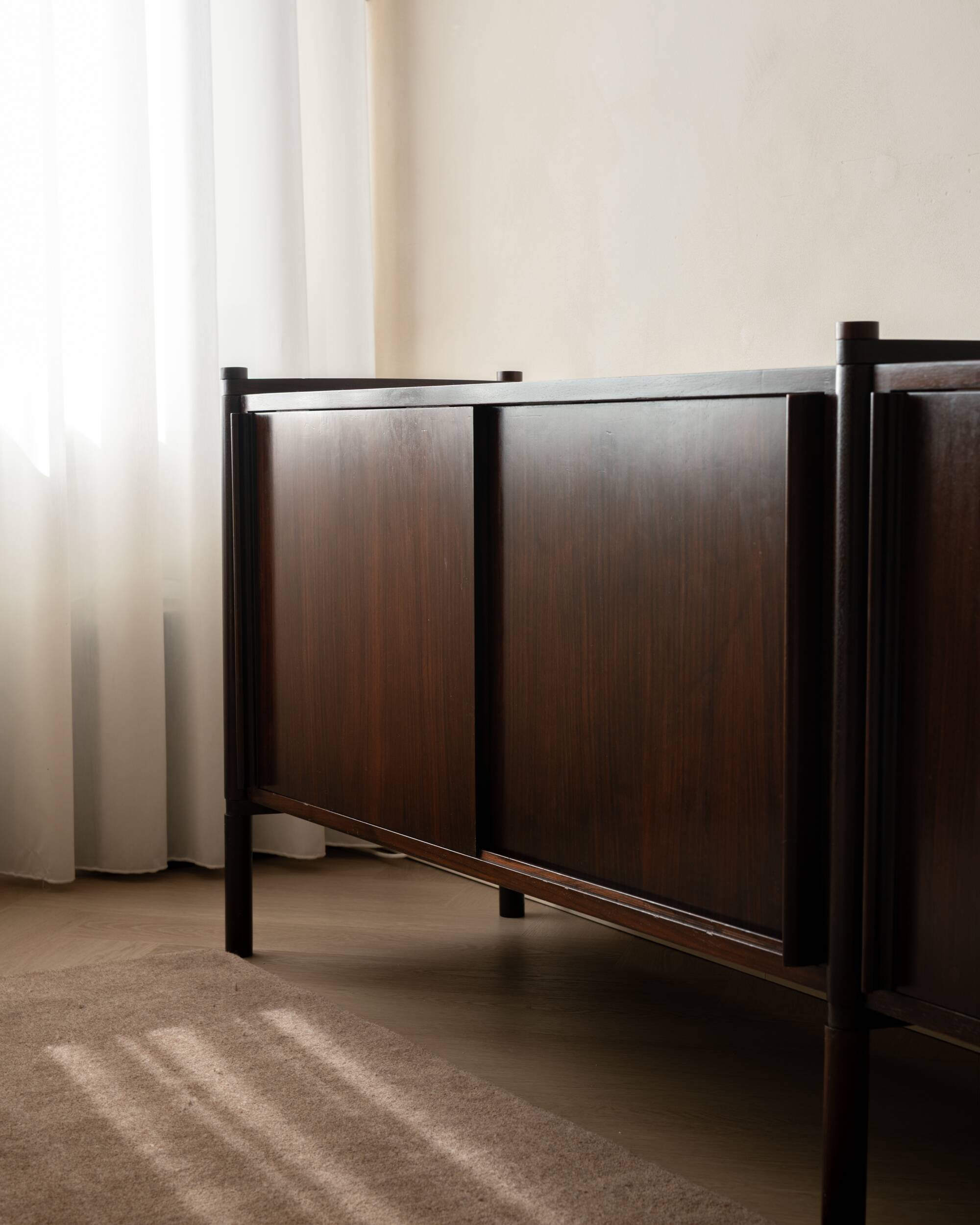Rosewood Archimede Sideboard by Hirozi Fukuoh for Gavina, 1960s