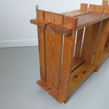 Scandinavian solid wood shelf 60 70s