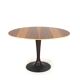 Mid-century modern round tulip dining table, restored by Drevotvar, 1960s.