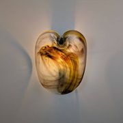 Holmegaard glass wall lamp by Per Lütken, Denmark, 1970s