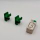 Green Wall Hooks by Olaf Von Bohr for Gedy 1970s