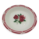 Hollow dish salad bowl Digoin Sarreguemines Cibon rose decoration
