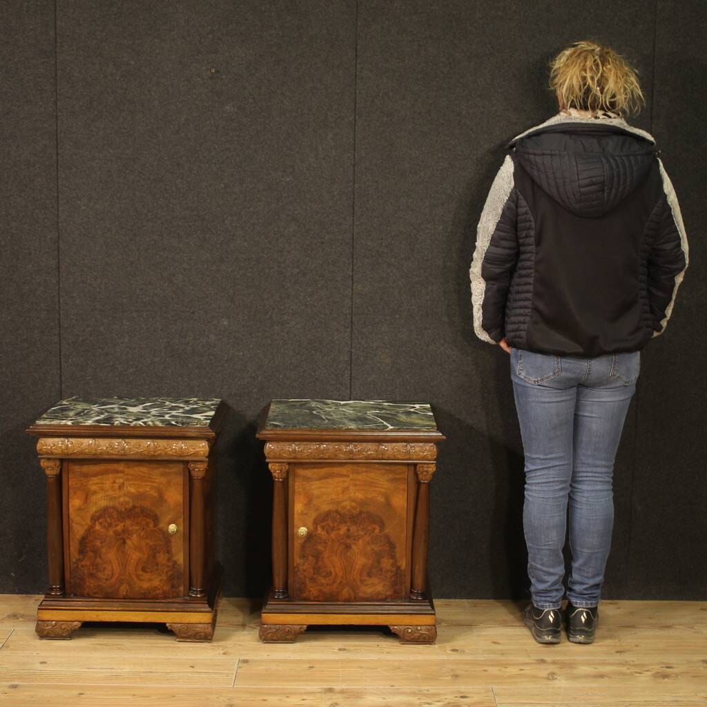 paire de tables de chevet italiennes des années 60