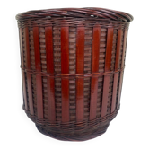 Wicker flowerpot