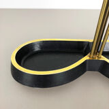 Original Midcentury Metal Brass Umbrella Stand, Germany, 1950s