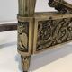 Pair of Empire period bronze andirons