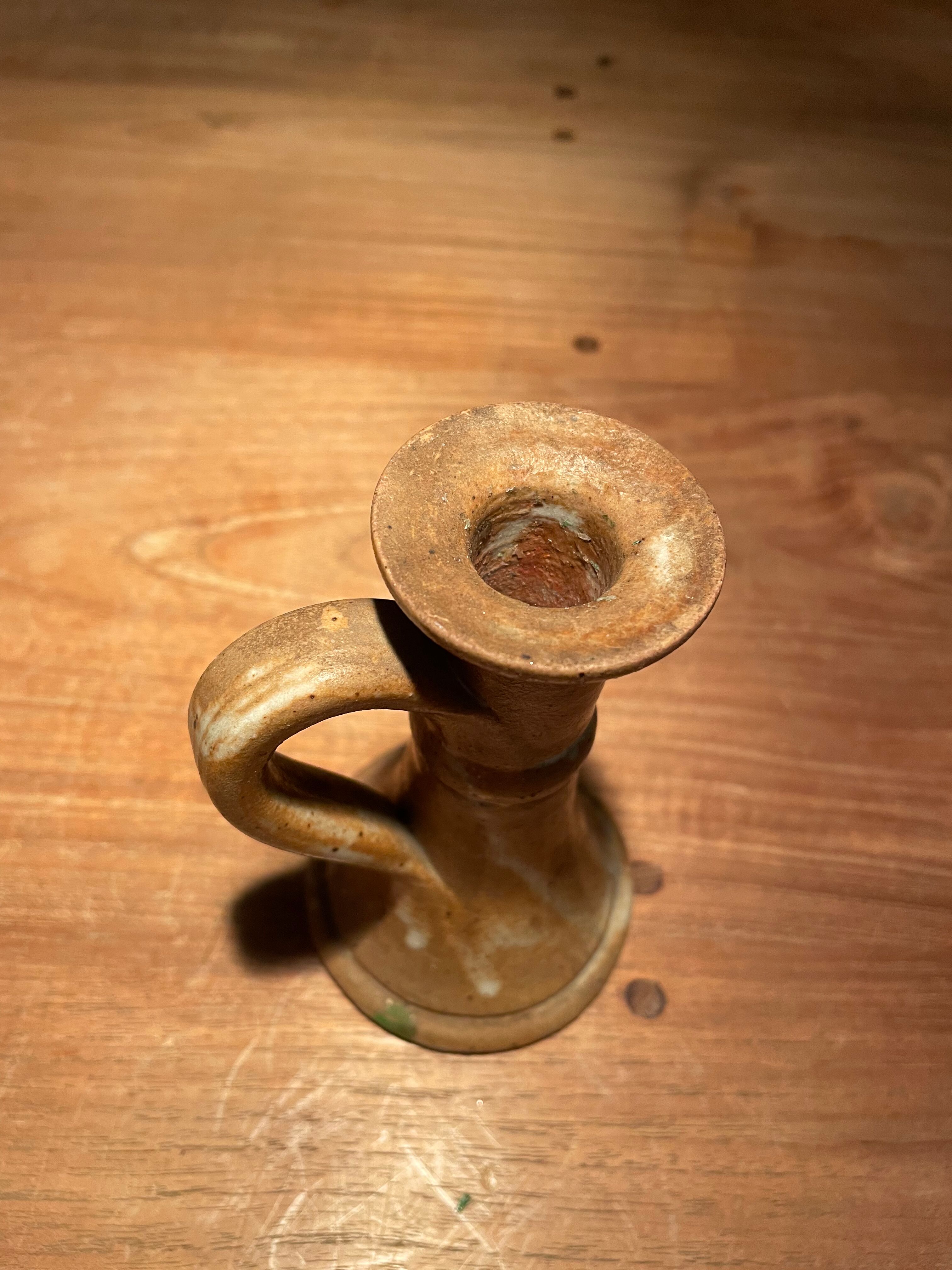 Vintage handle candle holder