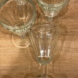 Set of 4 bistro wine glasses