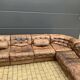 Prachtige De Sede Ds11, 7-delige set in brown patchwork