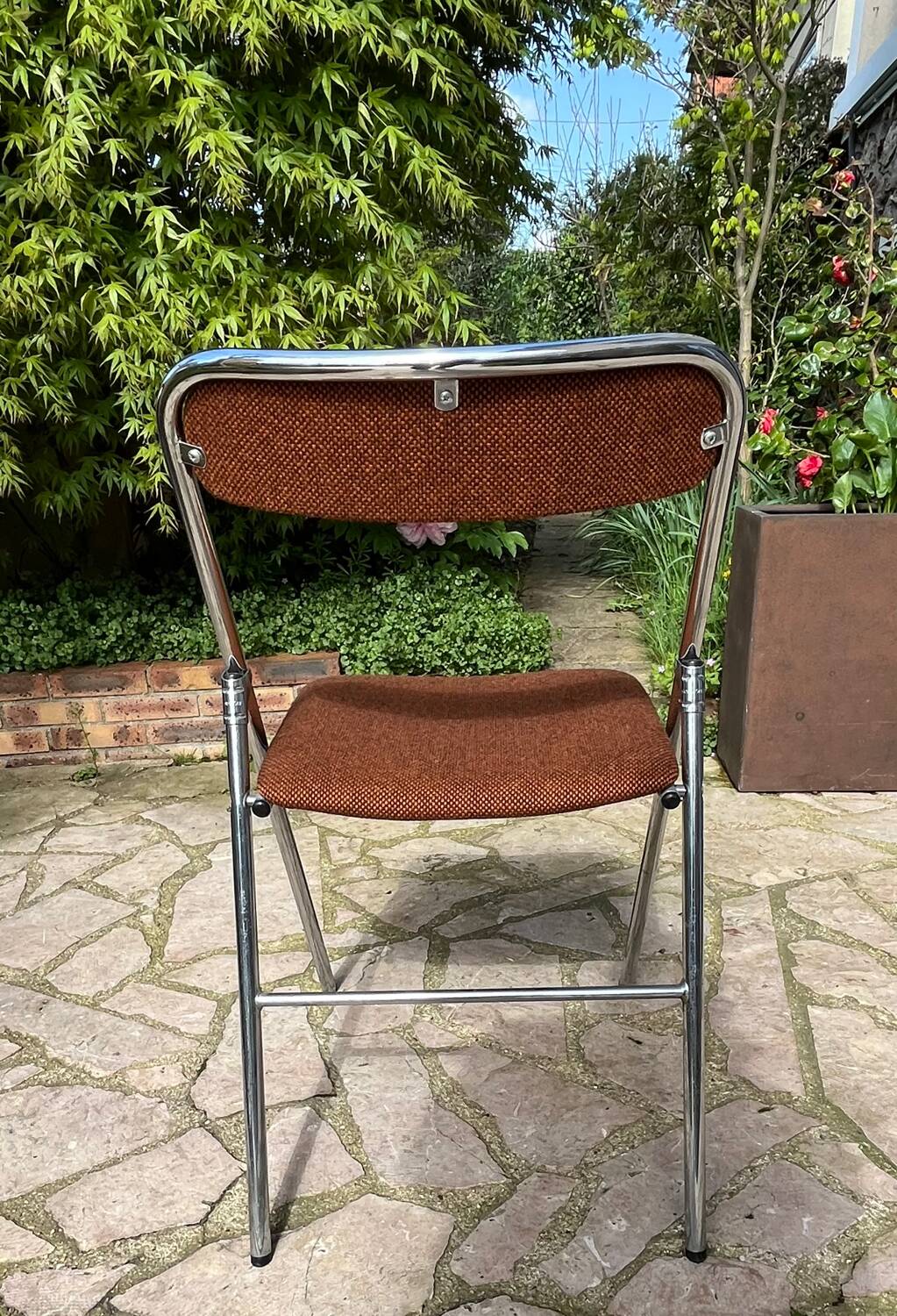 Pair of vintage folding chairs