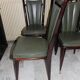 Serie de 6 chaises 1960 en macassar et skyl