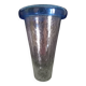 Flared vase with turned neck, h - 30 cm.