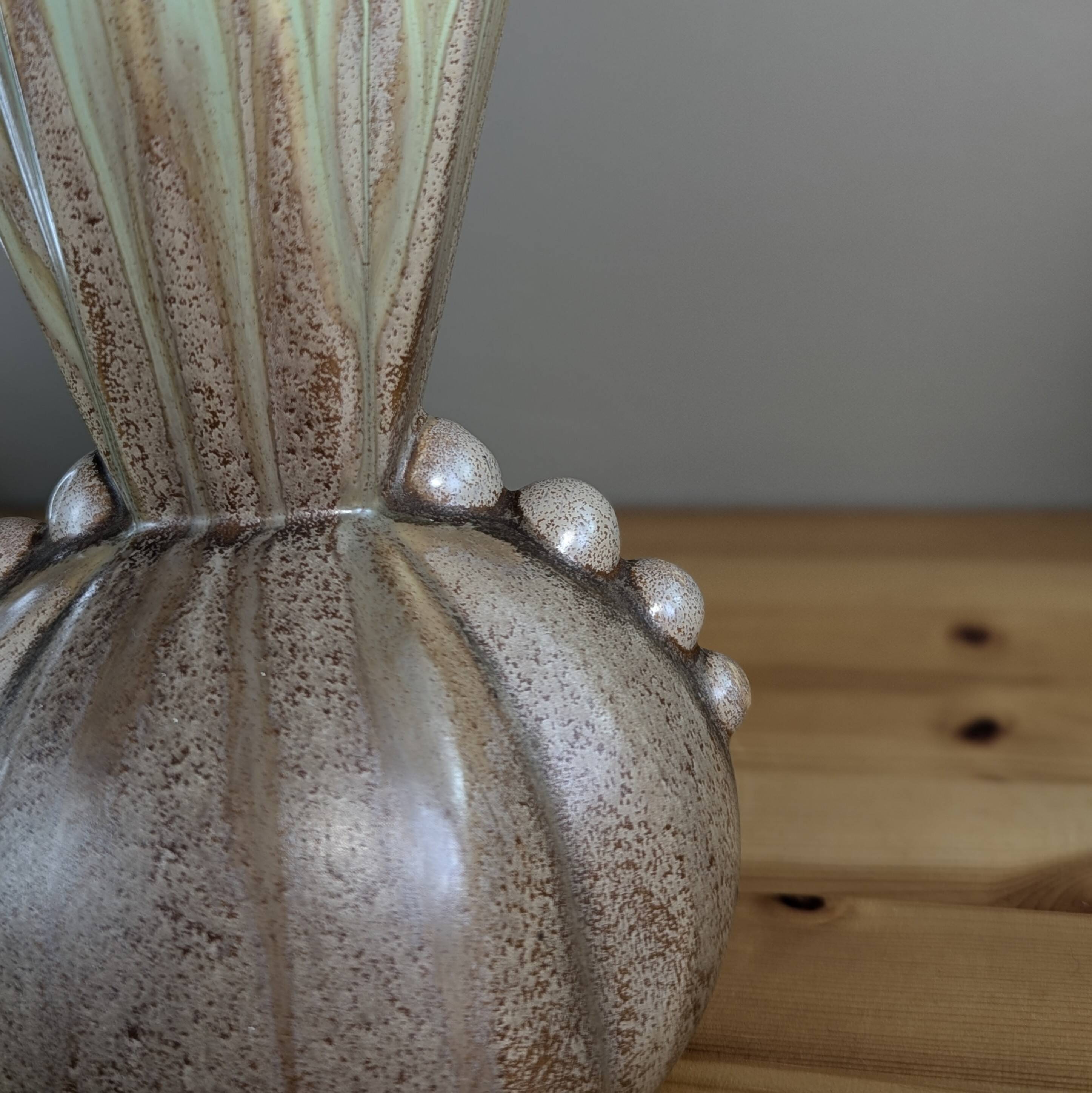 Belgium 4-sided neck ball vase
