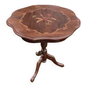 Guéridon en bois massif