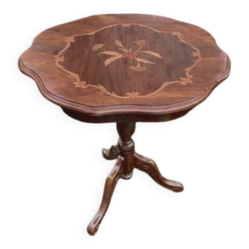 Vintage solid wood side table
