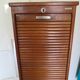 Burwood oak curtain file cabinet, 1960s