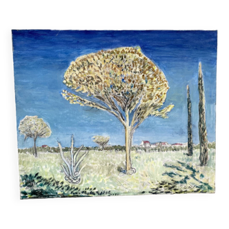 Signed 20th century landscape
