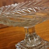 Compotier / Serviteur sur piedouche en cristal