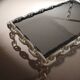 Brutalist Chain Link Coffee Table with Smoked Glass | France 1970s