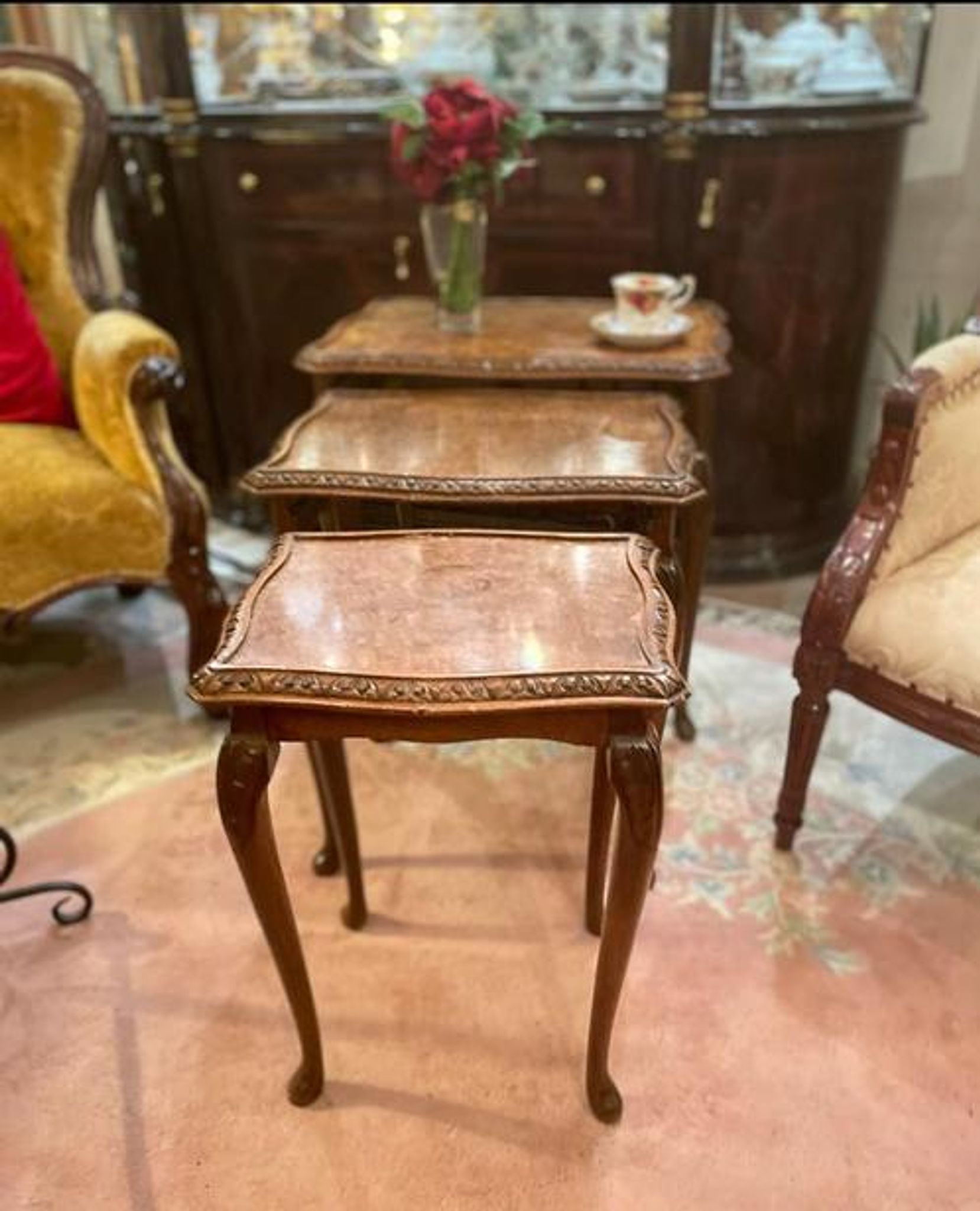 Lot de 3 tables gigognes
