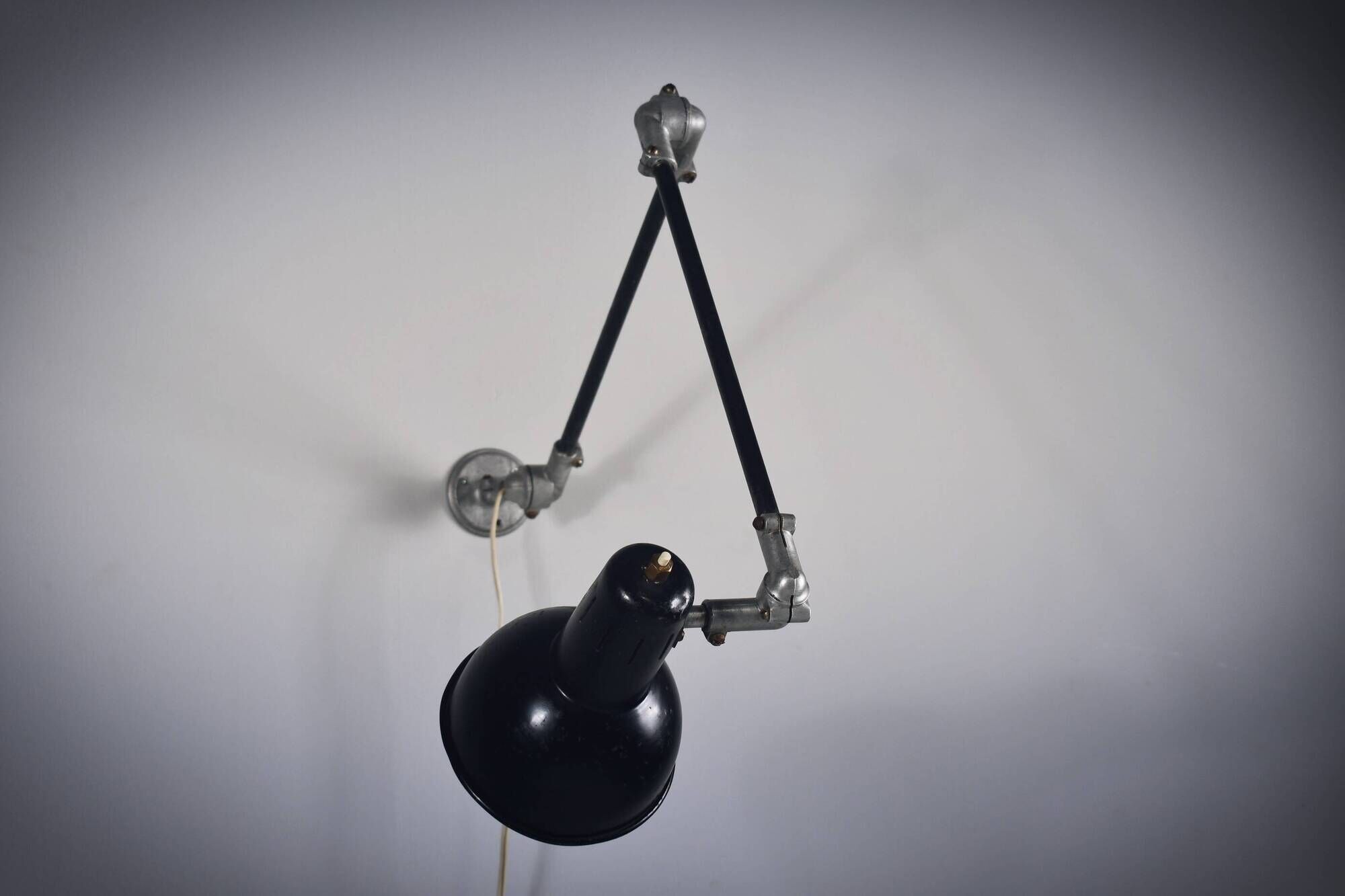 Vintage architect lamp Rijo, Denmark 1950s