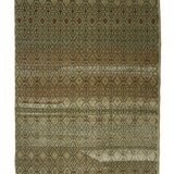 Tapis oriental vintage noué main – 261x140 cm – Tapisserie Anatolienne 1950