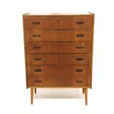 Commode scandinave en teck, Suède, 1960