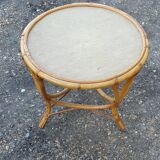 Rattan coffee table