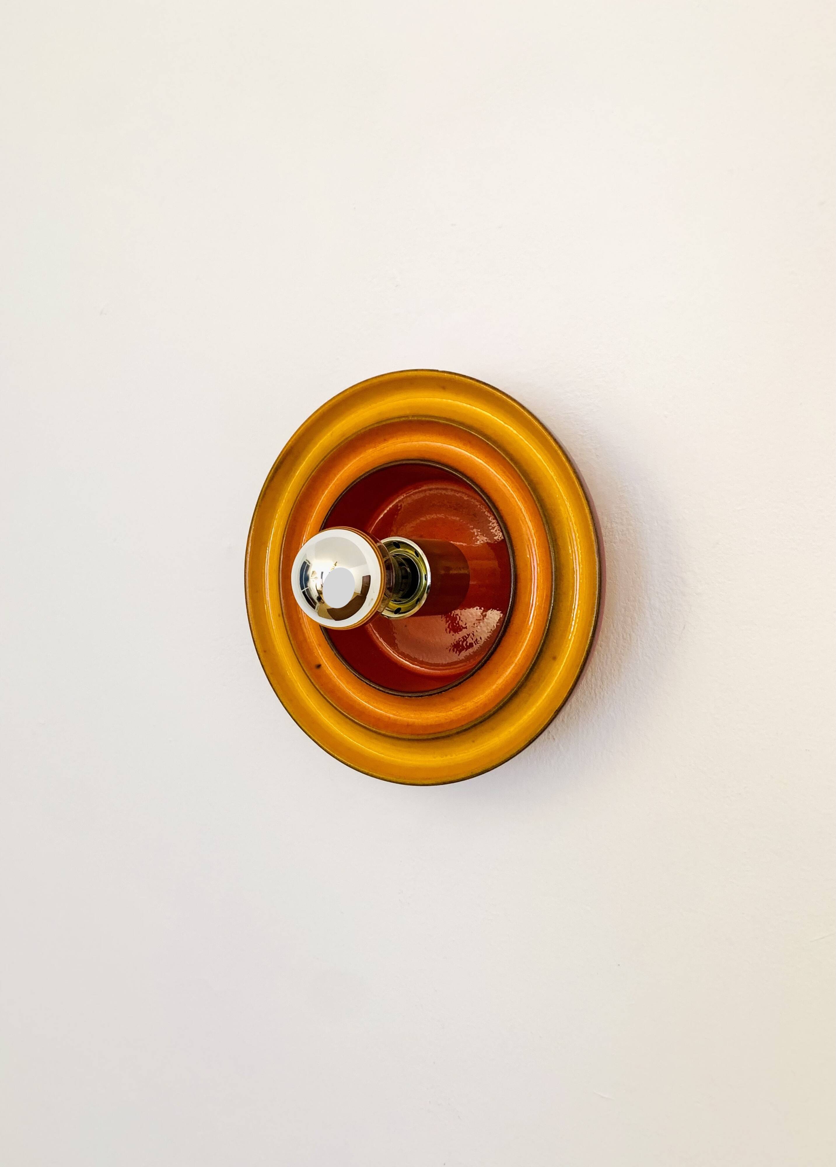 Set of 2 Ceramic Wall Lamps