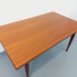 Vintage Scandinavian style dining table from the 50s and 60s in teak with extensions