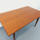 Table à manger style scandinave vintage des années 50 60 en teck avec rallonges