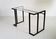 Artelano, glass and metal desk, France 1980