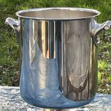 Champagne bucket cooler silver metal shell socket, Gallia Christofle