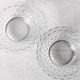 Set of 2 Vintage Bubble Glass Dessert Bowls Kim / Indonesia