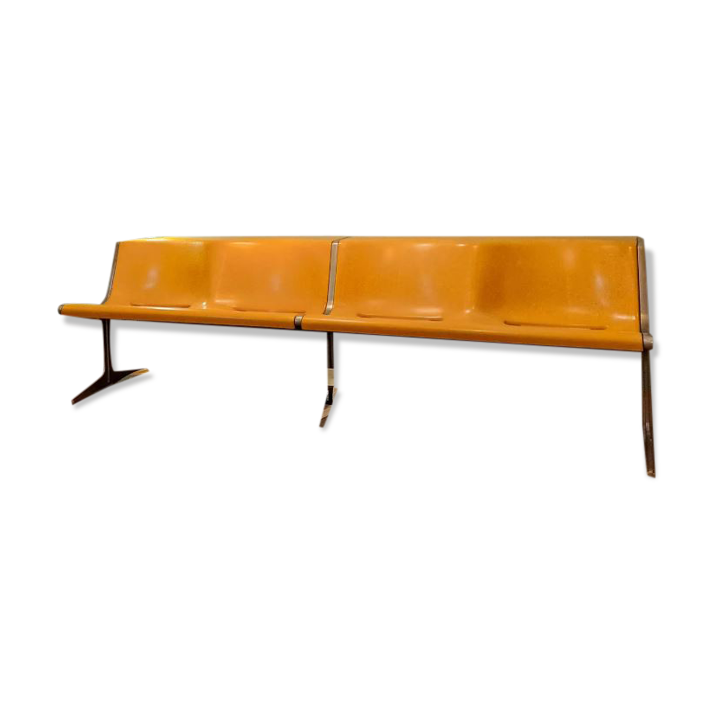 Friso Kramer 4-seater bench for Wilkhahan 60-70's