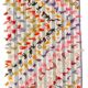Turkish Handmade Vintage Anatolian Kilim 101 cm x 328 cm