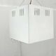 Modern minimalist cube ceiling light from the mid-century, Finland, 1960s.