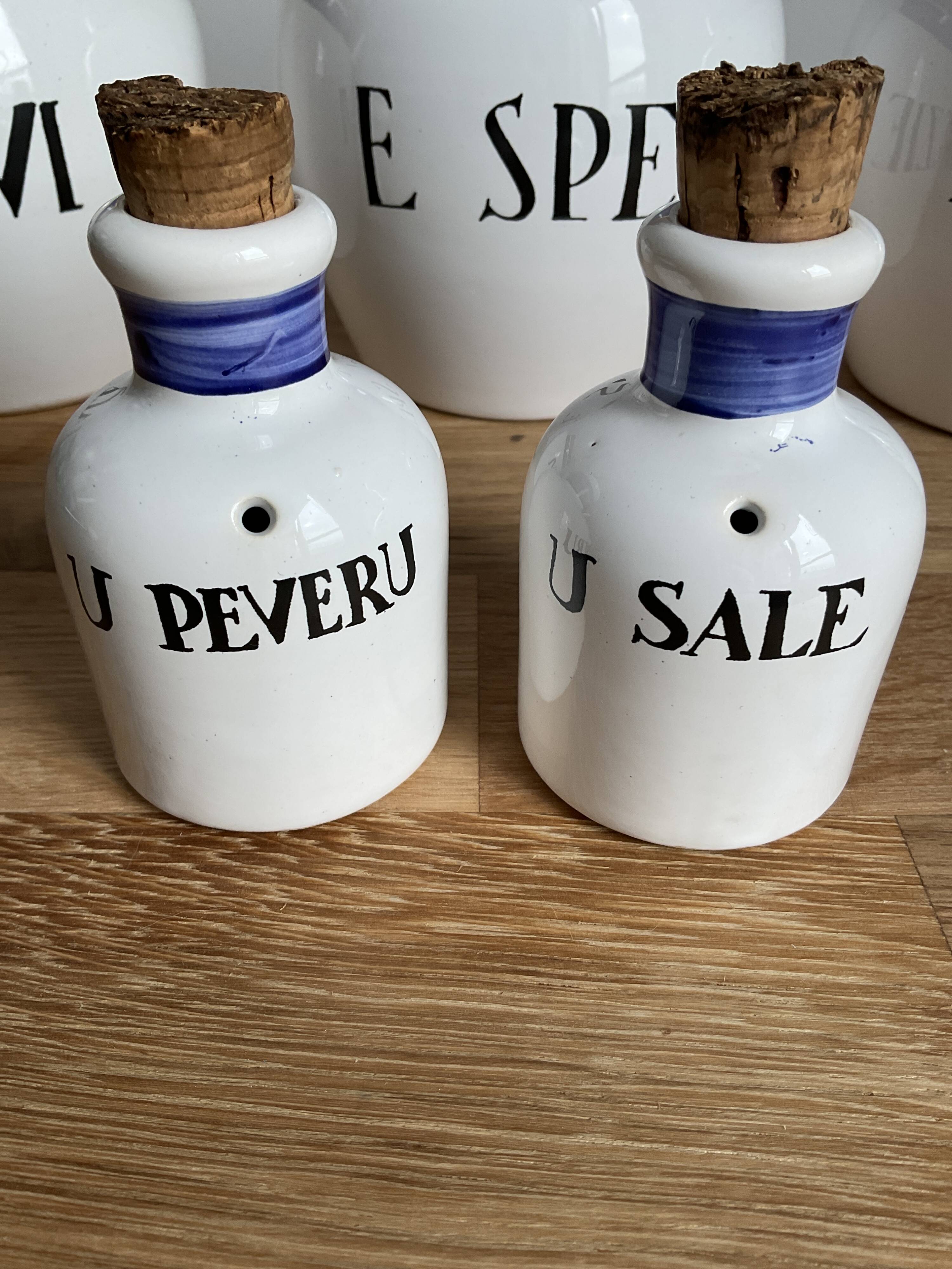 Biot earthenware lot of five pieces Corsican edition, very rare.