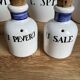 Biot earthenware lot of five pieces Corsican edition, very rare.