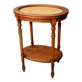 Oval cane flying table