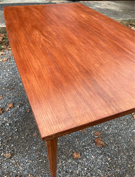 Rectangular dining room table - 60s