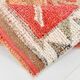 Tapis de couloir turc vintage rose et rouge, 95 x 294 cm