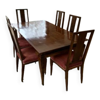 Table et chaises vintage