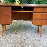 Scandinavian wooden desk from the 50s/60s, 120cm